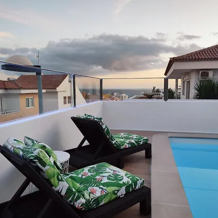 Fantástica Cusmano Con Piscina Privada Villa Costa Adeje (Tenerife)